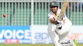 Pakistan toil for runs as Ahmed Shehzad scores patient ton